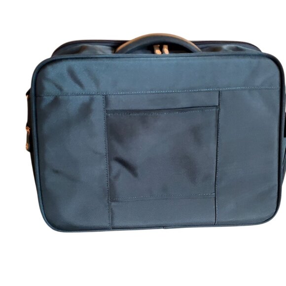 Samsonite Crossbody Bag Carry on Overnight Dk Green Unisex Travel - Picture 2 of 8